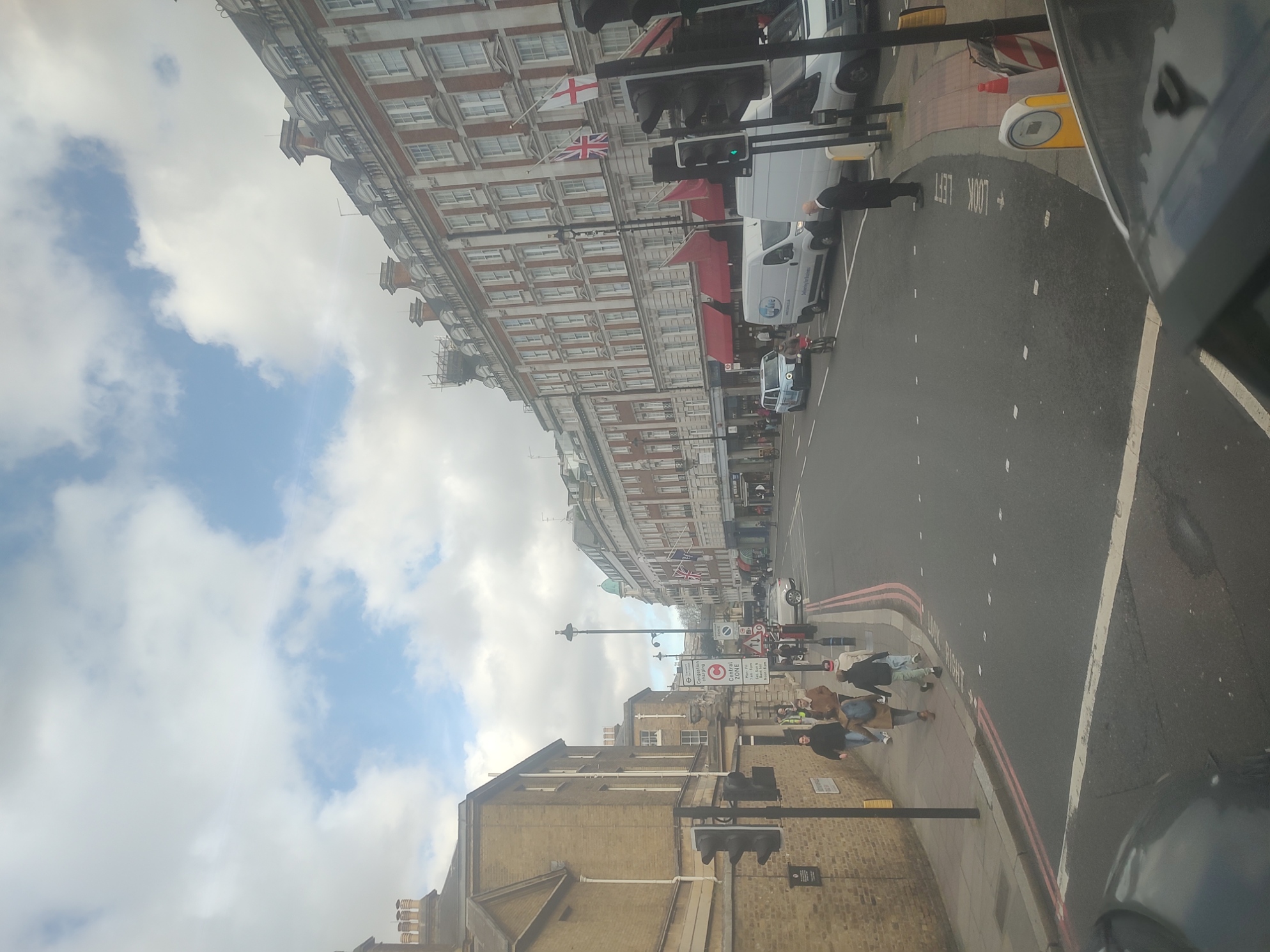 London on my way back to the airport.