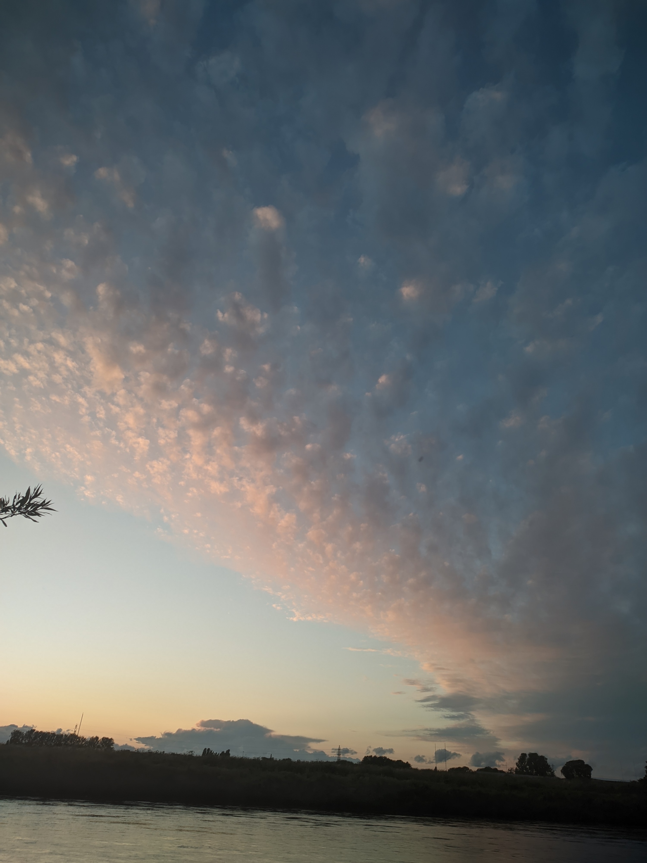 Clouds at the Nottingham Trent University campus.