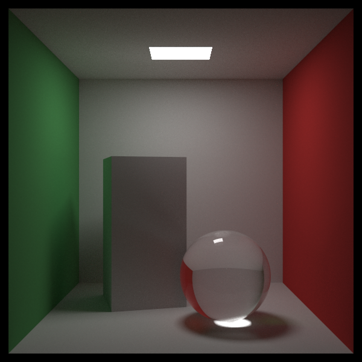 Final Cornell-box render from ShirleyTracer