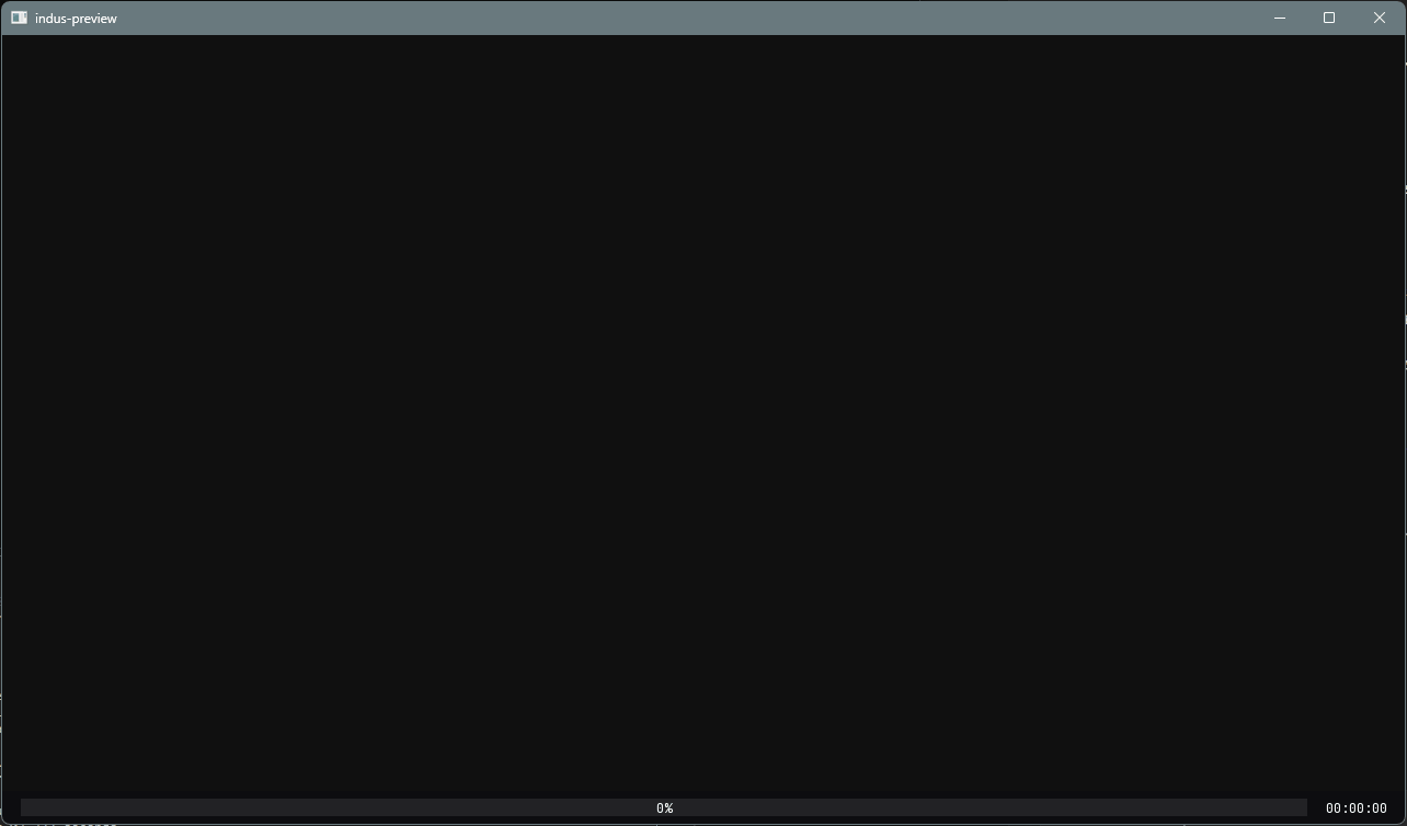 Progressive rendering and various HUDs in Indus